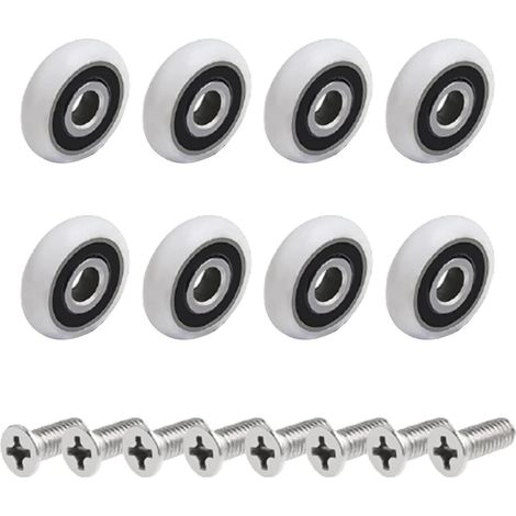 8 galets de porte de douche de (25mmM5screw) (1/5)