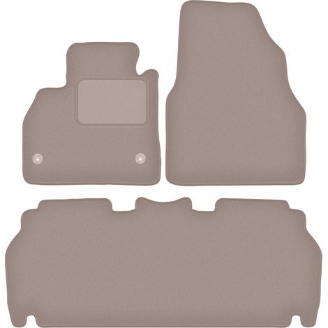 Tapis en velours beige pour : Renault Kangoo Express combivan (2021-) (1/5)