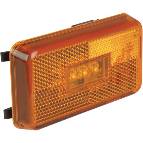 Feu de position LED 103 x 55 x 28,5 mm AMP MCP jaune