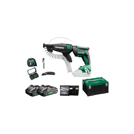 HIKOKI AVVITATORE CARTON W18DB 18V 10NM +CARIC+ACC