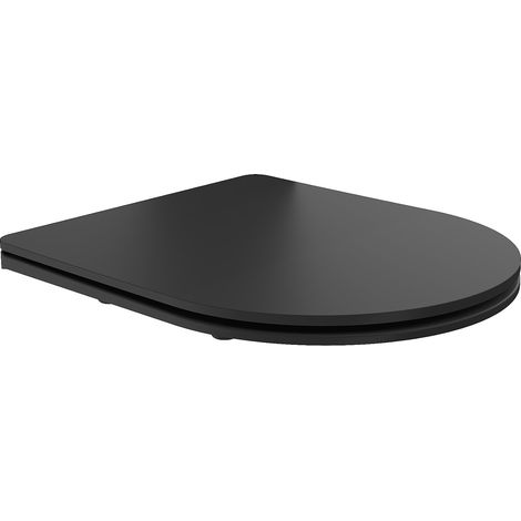 Mexen sedile copriwc a chiusura rallentata slim, duroplast, nero opaco - 39224085 (1/4)