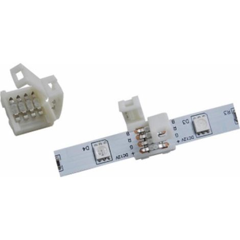 Lampo connettore led lampo connettore rapido lineare per strip 12-24v striscia led modello rgb 3528 5050-3528 chipades 2835 femm-femm conn2835/ff