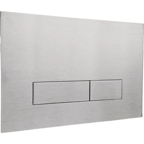 Mechanisches 2-Tasten-Drucktastenfeld für Geberit SIGMA WC-Spülkasten aus AISI304-Stahl Pollini AD4501 Rostfreier Stahl