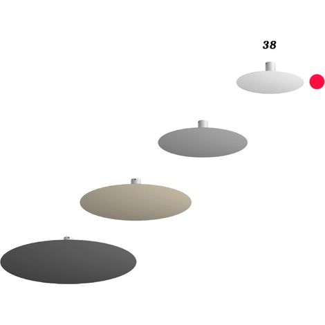 Plafoniera Moderna Disk Metallo Grigio 5 Luci Gx53 (1/5)