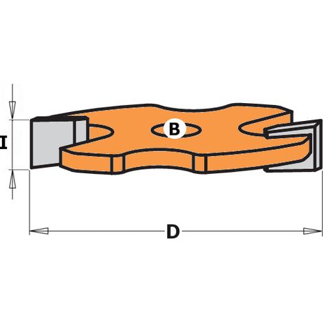 822.021.11B FRAISE CIRCULAIRE (SUPeRIEURE) HW Z2 F=8 D=48X8,2