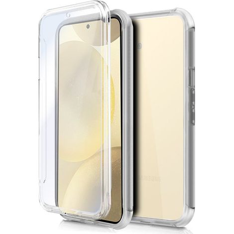 Funda COOL Silicona 3D para Samsung S926 Galaxy S24 Plus (Transparente Frontal + Trasera)