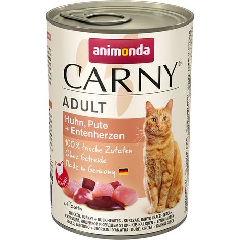 ANIMONDA Carny Adult Mix 12 saveurs Coffret de nourriture humide pour chat 24x400g (1/2)