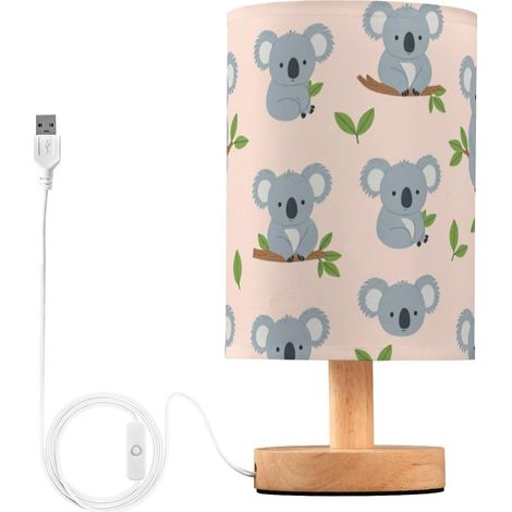Lampes de table LED Koala mignon dessin animé veilleuse voyage (1/5)