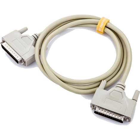 cable paralelo DB25, 5 metros, conectores moldeados, blindaje de aluminio, para impresoras antiguas. (1/5)