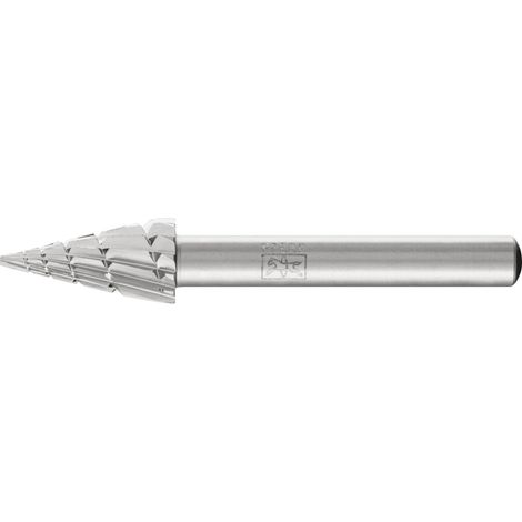 PFERD TOOLS HSS Frässtift Spitzkegelform G Ø 10x20mm Schaft-Ø 6 mm Z 2 universal mittel Spanbrecher