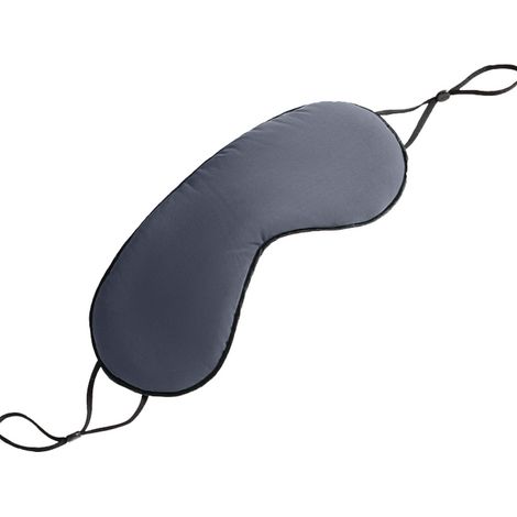 Masque De Sommeil - Double Face Soie Glacée Et Tissu Nid D Abeille - Pour Lit Avion Bus Camping - 1 Pièce (1/5)