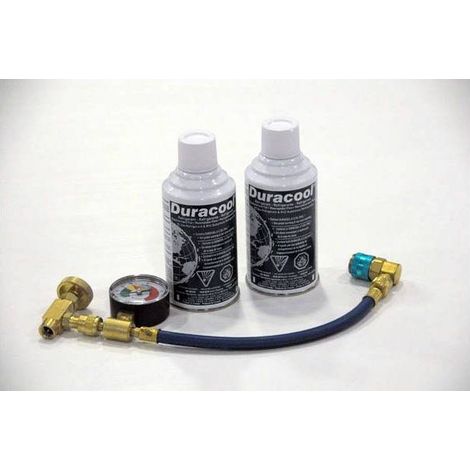 Pack de recharge Duracool 12a – Remplace R12, R134A, 1234YF – Pureté pharmaceutique – Économie de 30 à 40% sur charge