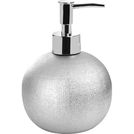 GLITTER DISPENSER IN CERAMICA ARGENTO SATINATO (1/4)