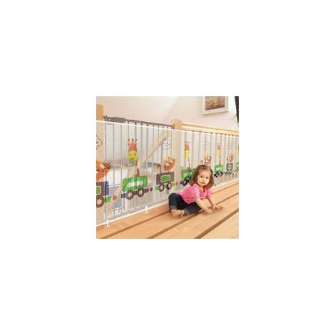 Filet de sécurité épais pour enfants (450Lx79H CM),Filet de sécurité 3m pour escalier de train d'animaux,Filet de sécurité pour balcon de bébé