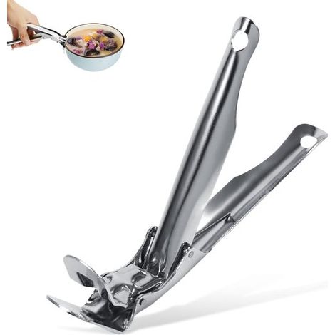 Dailygoods，Pinzas de acero inoxidable para recoger alimentos，Mango antideslizante，Pinzas para servir (1/5)