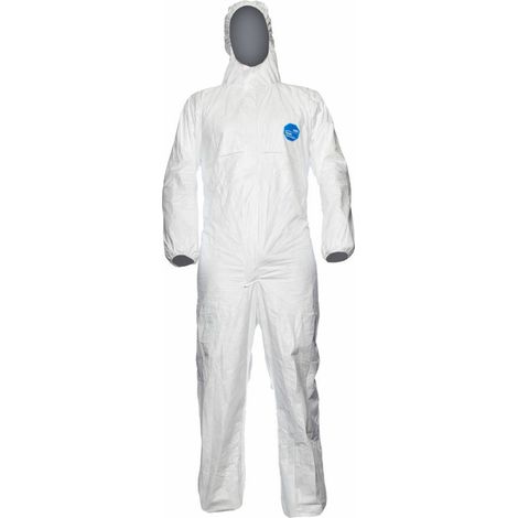 Dupont Schutzoverall Typ 5/6 Tyvek 500 Xpert, weiß, Unisex-Größe: 3XL