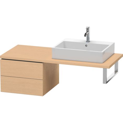 Duravit L-Cube Meuble bas pour console, 2 tiroirs, 520x400x547mm,