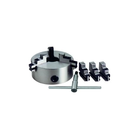 Mandrino autocentrante per tornio 3+3 griffe 80mm (1/2)