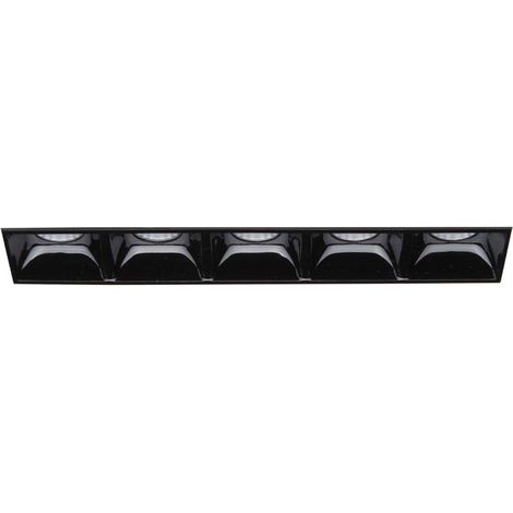 Modulo Lika Alluminio Nero Led 12W 4000K Luce Naturale (1/2)