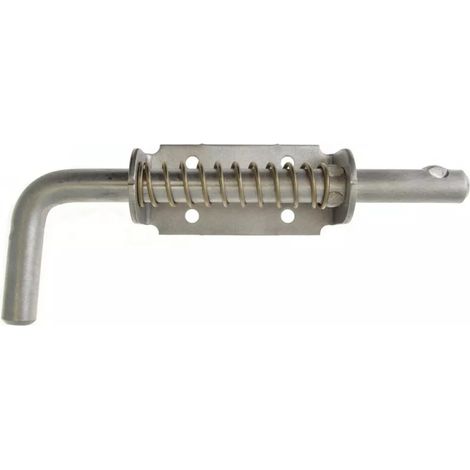 VERROU A RESSORT INOX 316L L175 D14 SANS GACHE
