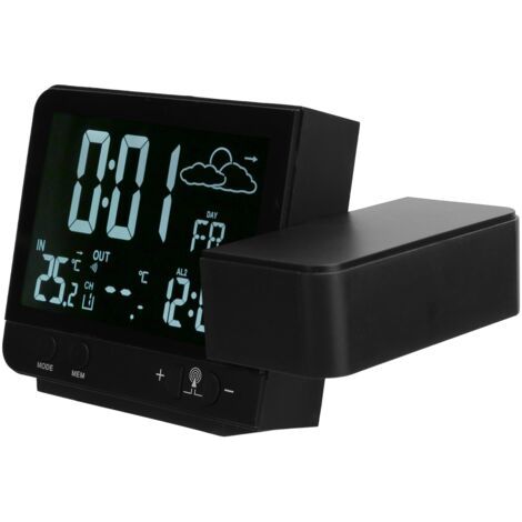Sveglia Proiettore Eosnow con Termometro Igiene Interno e Display Umidità Temperatura (1/4)