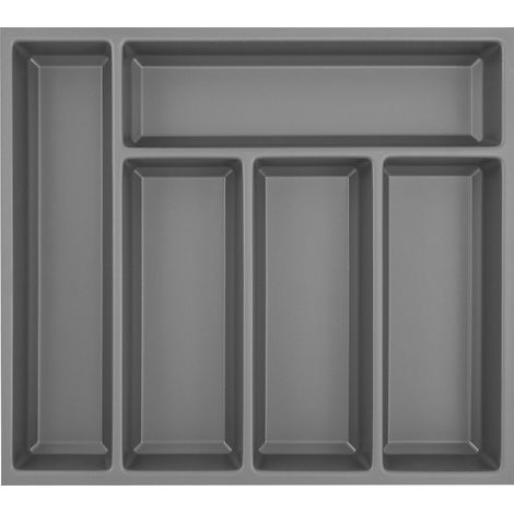 Agoform Besteck Organizer Sky Besteckeinsatz 420x53x373mm schiefgrau Kunststoff