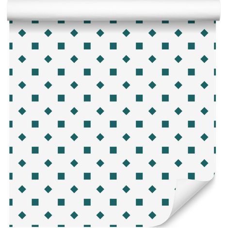 Papier peint à pois, gris clair, centre blanc, pour salon et chambre, 50 x 1000 cm (1/5)