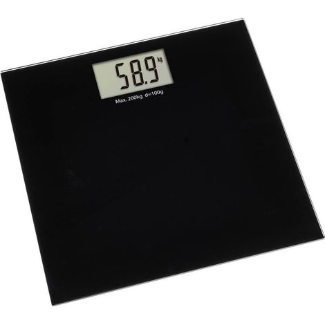 TFA Dostmann Step Plus báscula digital negra vidrio templado