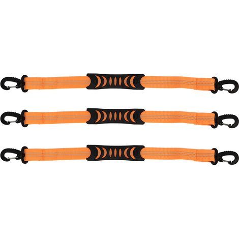 Sangle Nylon à Boucle Unique Style Américain pour Équipement Sportif Extérieur Noir (1/5)