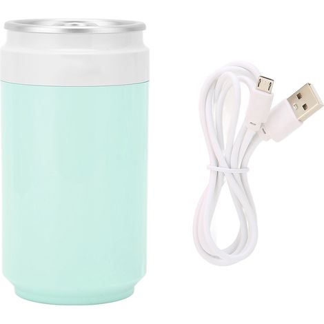 Leiser USB-Diffusor für ätherische Öle mit LED-Licht für Auto, Büro und Reisen – Hellgrün