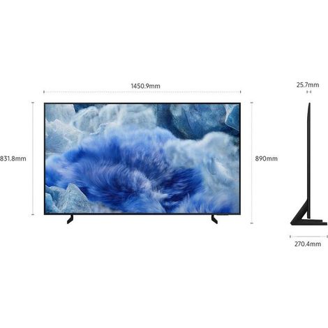 Samsung TVC LED 65 QLED SMART TV HDR10+ WIFI 3 HDMI 2USBQUANTUM OTS LITE SLIM