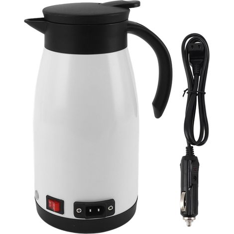 Bouilloire électrique portable 12V/24V pour voiture, chauffe rapide, en acier inoxydable, pour camion. (1/5)