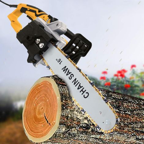 Elektrische Kettensäge, 16 Zoll Elektrische Kettensäge, 40cm 800r/min Motorsäge Elektro Kettensäge Garten Holzsäge, für Gartenscheren Astschere Holzschneiden (1/5)