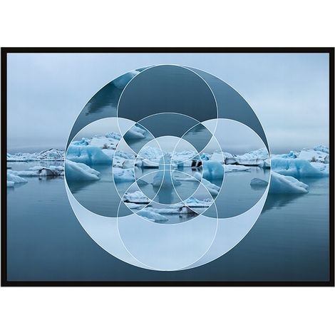 CORNICE PER POSTER 53x73 cm Geometria Mare P1685 (1/3)