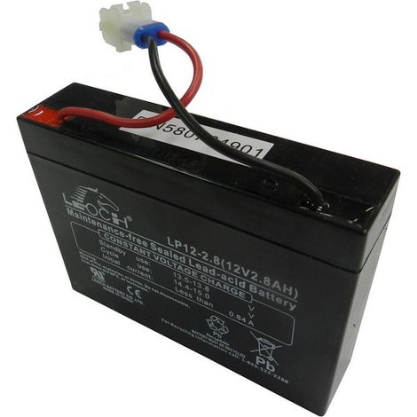 Mc Culloch – Batterie tondeuse autoportée 12V 2.8Ah – Capacité 132mm x 32mm x 100mm – Fiche fast-on pour installation facile – Compatible Husqvarna et McCulloch
