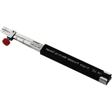 Jauge de Mesure de Soudage en Acier Inoxydable Règle d'Inspection Outil à Came (1/4)