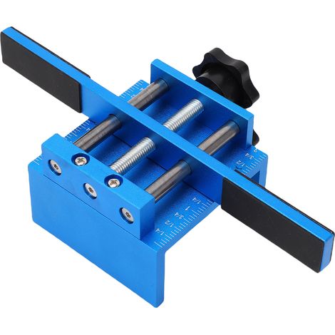 Gabarit de montage pour portes d'armoires, outil de positionnement réglable pour un alignement rapide des portes d'armoires, outils d'installation de charnières adaptés à la plupart des portes d'armoi (1/5)
