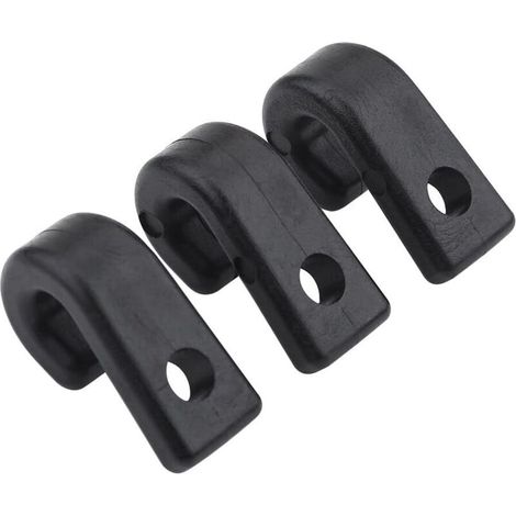 10pcs Crochets d'arrimage en ABS Accessoires de Fixation pour Kayak Corde canoë canots-Crochet pour Bache Bateau