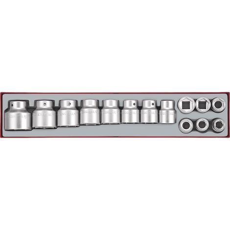 Teng Tools Set de douilles acier poli 14 pièces (1/2)