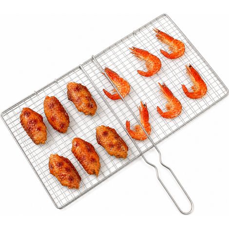 grille barbecue inox 22 x 40 cm fiable au quotidien (1/5)