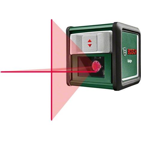 Bosch Kreuzlinien-Laser Quigo, incl. Adapter, Klemme, Batterien