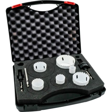 Jeu de 10 forets bimétalliques M42 HSS-CO8 66935, haute durabilité.