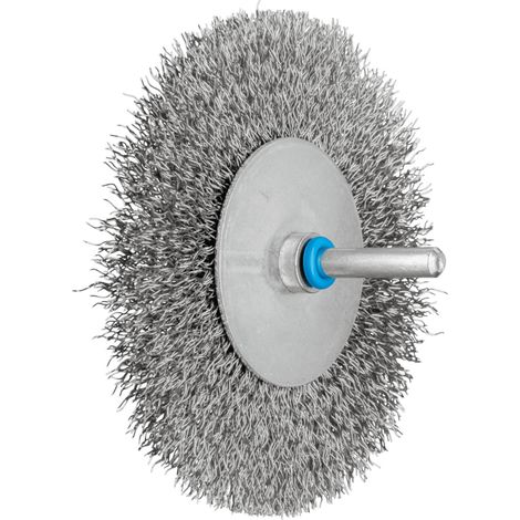 PFERD TOOLS Rundbürste ungezopft RBU Ø100x15 mm Schaft-Ø6 mm Edelstahl-Draht-Ø0,20 10 Stk (1/4)