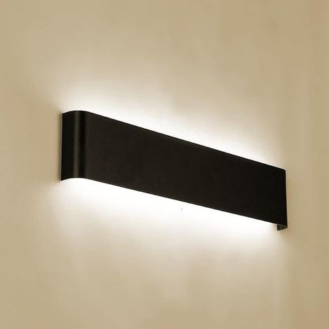 Applique Murale LED Up Down Sconce - Applique Murale Acrylique Aluminium Blanc Chaud Appliques Murales Intérieures pour Salle De Bains Chambre Salon Couloir Escalier [Classe énergétique A+] (1/5)