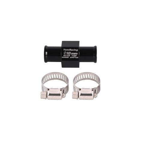 Adaptador para sensor de temperatura del agua de motocicleta: rosca de 18 mm, latón, compatible con todos los racores de manguera estándar.