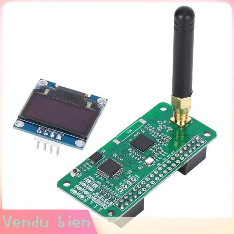 HURRISE Module Hotspot sans fil unique pour relais Radio Mobile numérique Carte d'extension hotspot unique + écran OLED + antenne (1/4)
