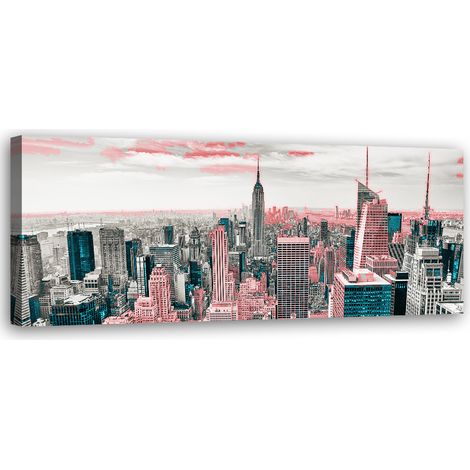 Tableau sur toile Gratte-ciel de New York 90x30 (1/5)