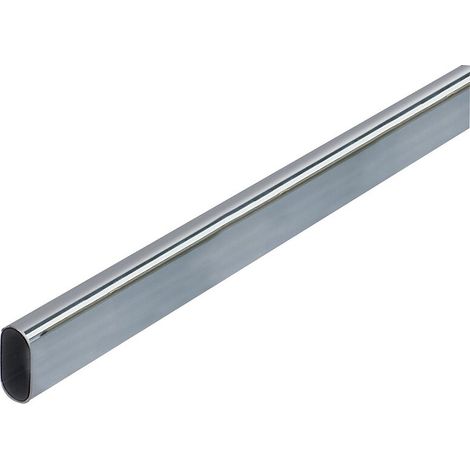 Duval Bilcocq – Tube ovale noir mat 30 x 15 mm en aluminium – Longueur 2.50 m – Résistant à la corrosion – 5101450125 (1/2)