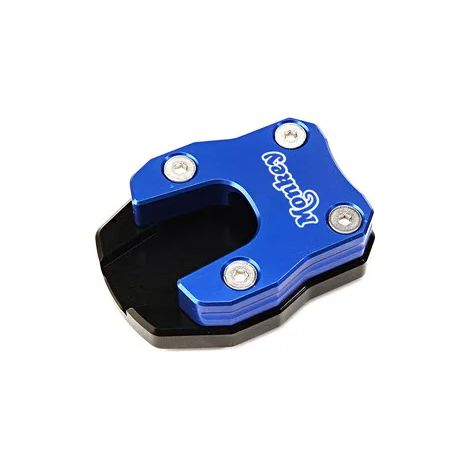 (Bleu) Accessoires MONKEY : Béquille latérale, extension de béquille, plaque de support, béquille agrandie. Compatible avec HONDA Monkey 125 (2018-2024+) maxpower (1/4)