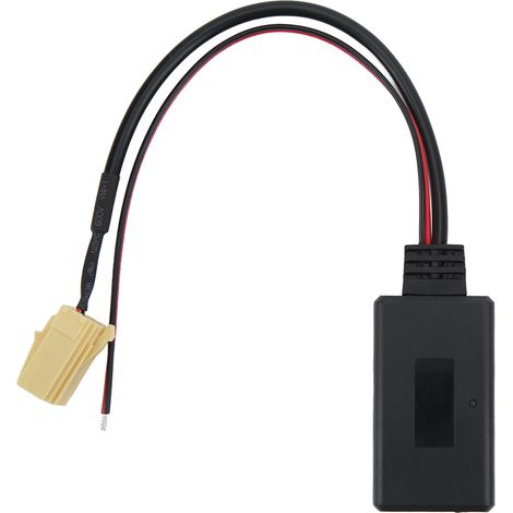 GARRYFIZH Adaptateur de Radio stéréo sans fil pour voiture, câble AUX IN Bluetooth de remplacement pour Smart ForTwo 451 2007